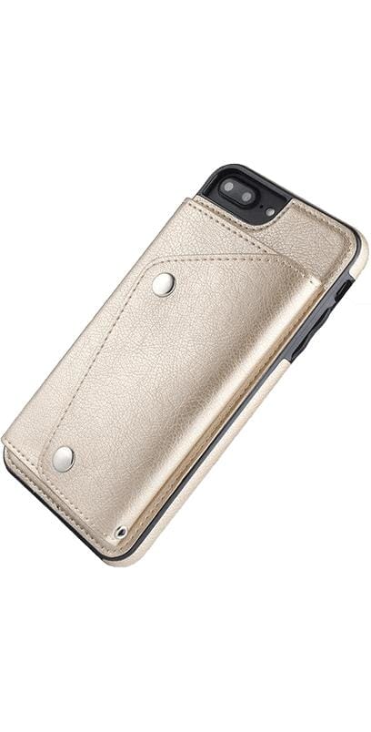 Gold Vegan Leather | Wallet Case iPhone Case get.casely 