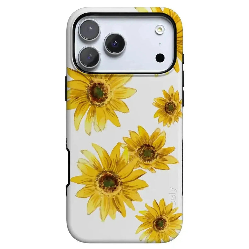 Golden Garden | Yellow Sunflower Floral Case iPhone Case get.casely Bold Flex + MagSafe® iPhone 17 Pro Max 