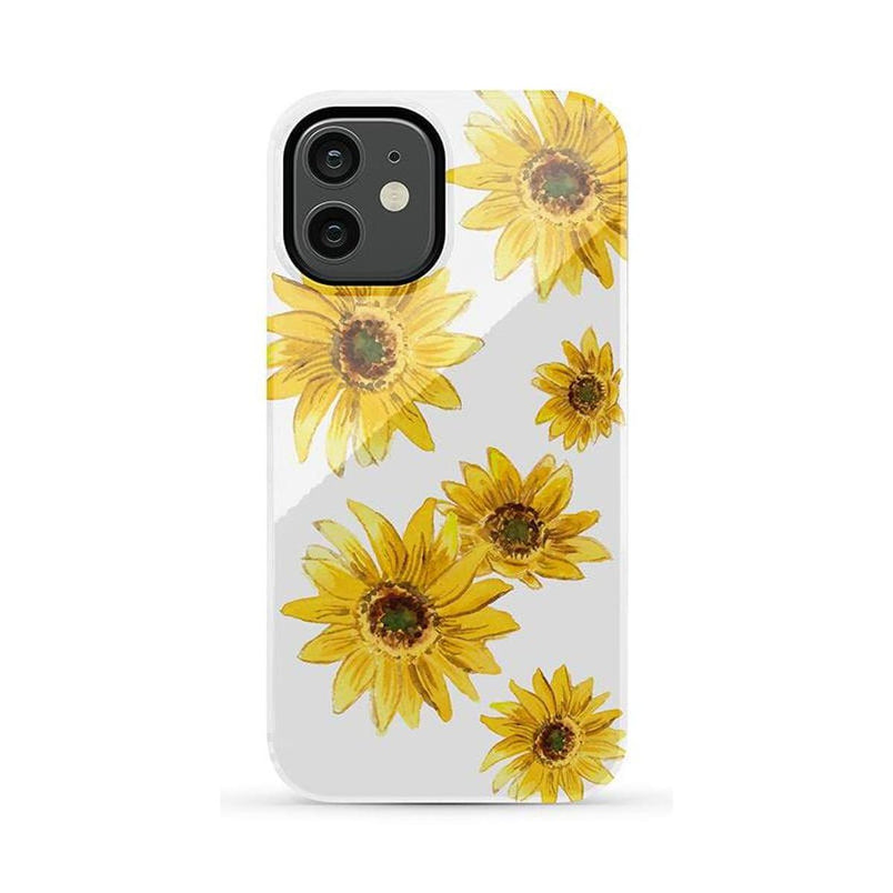 Golden Garden | Yellow Sunflower Floral Case iPhone Case get.casely Essential iPhone 12 Mini 