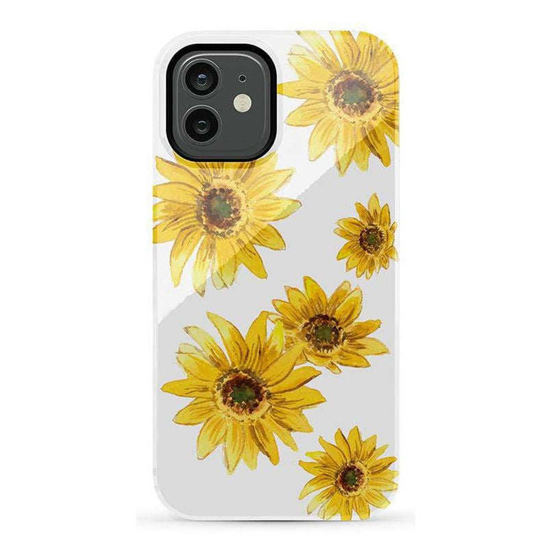 Golden Garden | Yellow Sunflower Floral Case iPhone Case get.casely Essential iPhone 12 