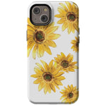 Golden Garden | Yellow Sunflower Floral Case iPhone Case get.casely Essential + MagSafe® iPhone 15 Plus
