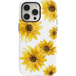 Golden Garden | Yellow Sunflower Floral Case iPhone Case get.casely Essential + MagSafe® iPhone 15 Pro Max 