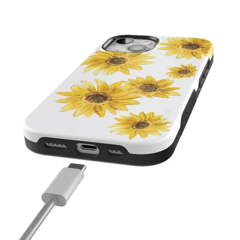 Golden Garden | Yellow Sunflower Floral Case iPhone Case get.casely 