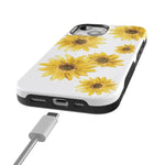 Golden Garden | Yellow Sunflower Floral Case iPhone Case get.casely 