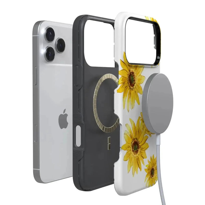Golden Garden | Yellow Sunflower Floral Case iPhone Case get.casely 