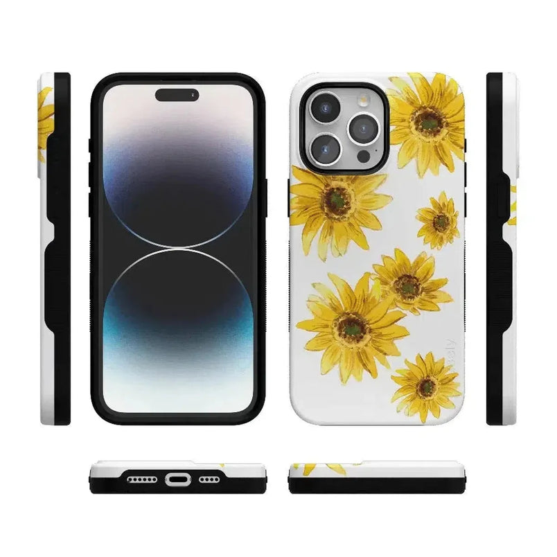 Golden Garden | Yellow Sunflower Floral Case iPhone Case get.casely 