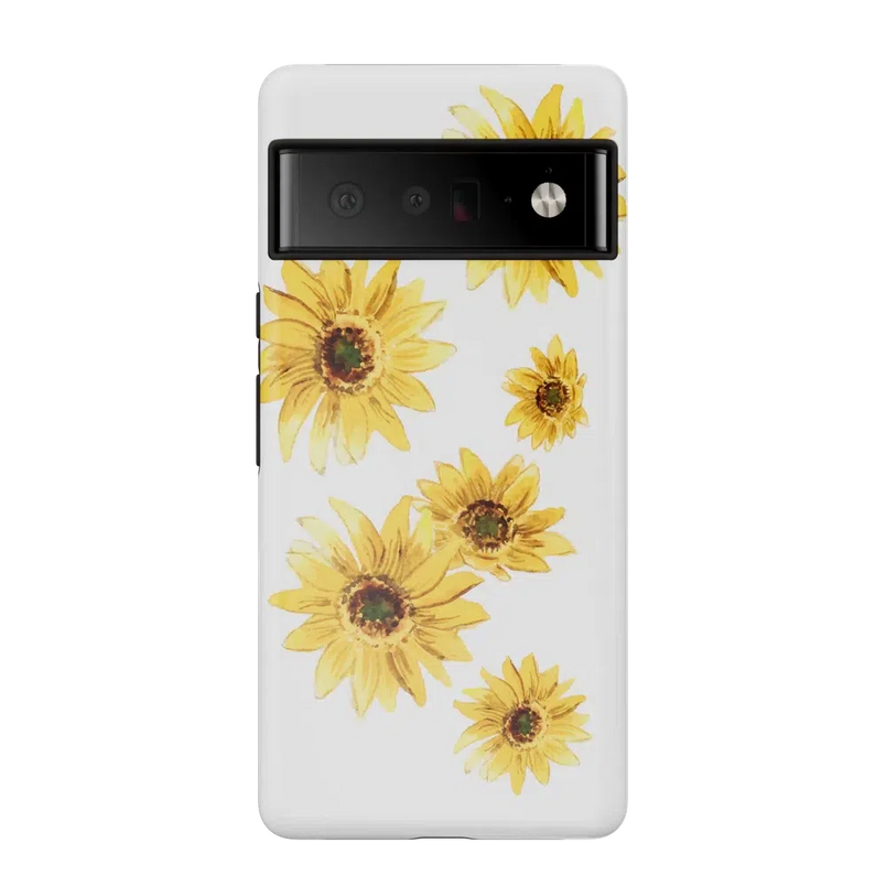 Golden Garden | Yellow Sunflower Floral Google Pixel Case Google Pixel Case Casetry Essential Google Pixel 6 Pro