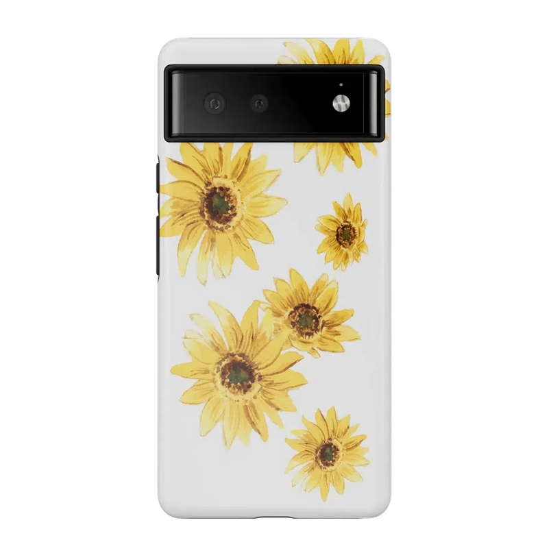 Golden Garden | Yellow Sunflower Floral Google Pixel Case Google Pixel Case Casetry Essential Google Pixel 6