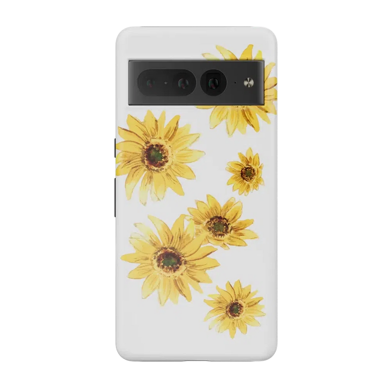 Golden Garden | Yellow Sunflower Floral Google Pixel Case Google Pixel Case Casetry Essential Google Pixel 7 Pro