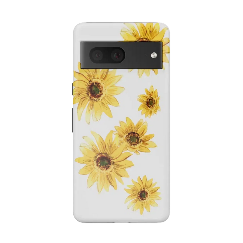 Golden Garden | Yellow Sunflower Floral Google Pixel Case Google Pixel Case Casetry Essential Google Pixel 7