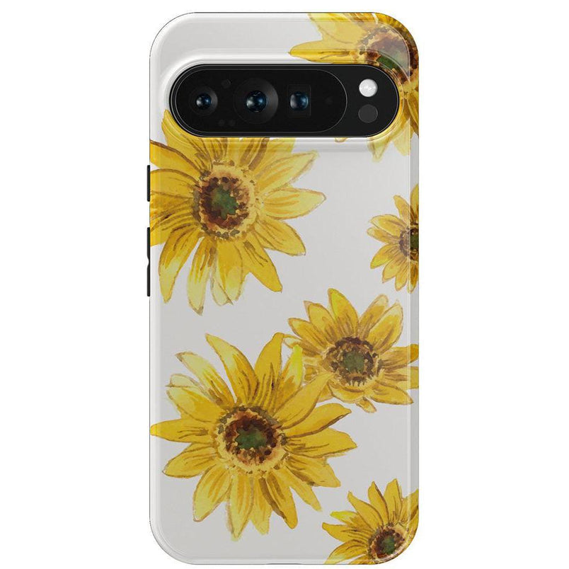 Golden Garden | Yellow Sunflower Floral Google Pixel Case Google Pixel Case Casetry Essential Google Pixel 9 Pro XL 