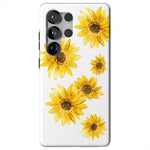 Golden Garden | Yellow Sunflower Floral Samsung Case Samsung Case Casetry Essential + MagSafe® Galaxy S25 Ultra 