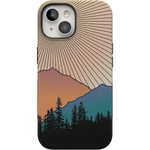 Golden Hour | Mountain Sunset Case iPhone Case get.casely Bold + MagSafe® iPhone 15