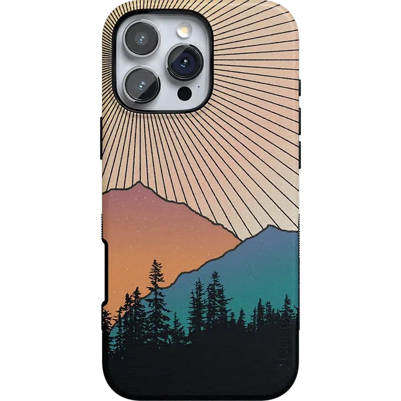 Golden Hour | Mountain Sunset Case iPhone Case get.casely Bold + MagSafe® iPhone 16 Pro Max 