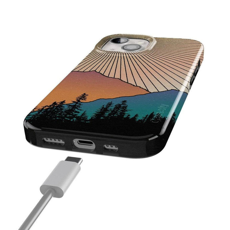 Golden Hour | Mountain Sunset Case iPhone Case get.casely 