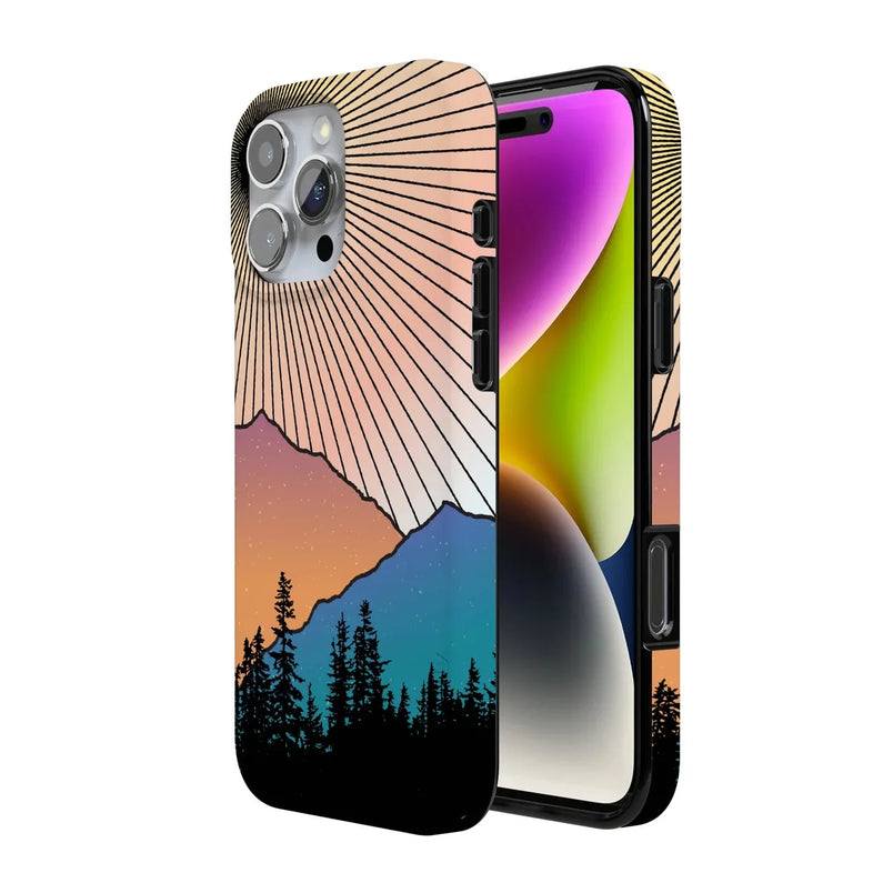 Golden Hour | Mountain Sunset Case iPhone Case get.casely 
