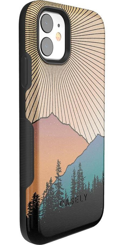 Golden Hour | Mountain Sunset Case iPhone Case get.casely