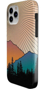 Golden Hour | Mountain Sunset Case iPhone Case get.casely