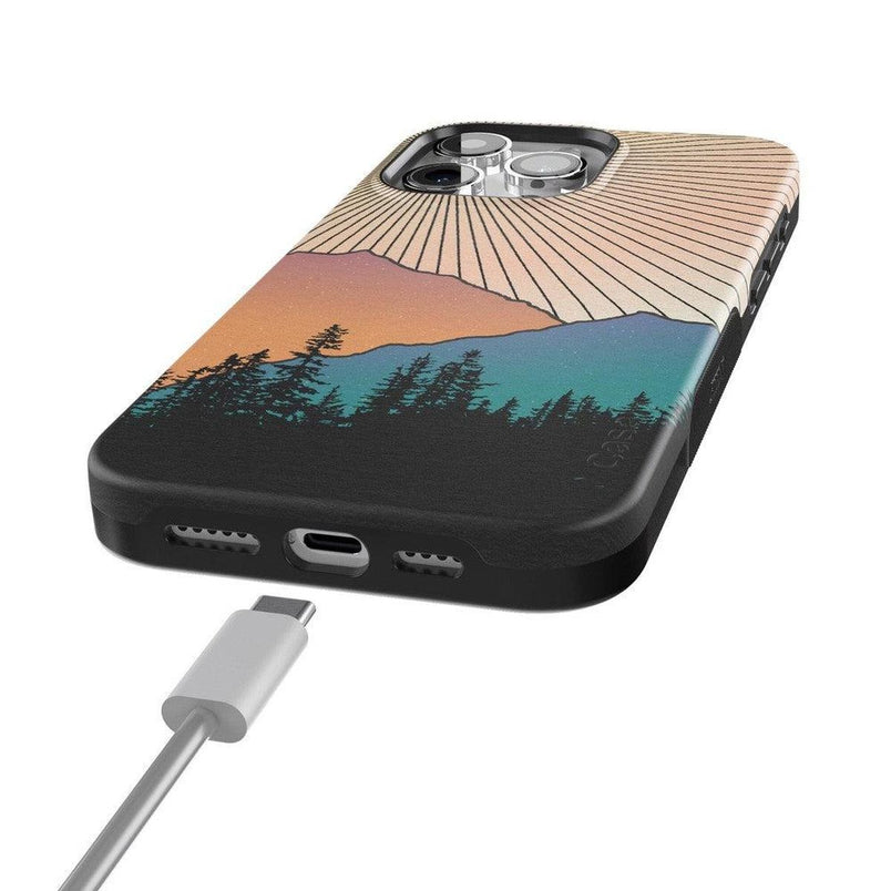 Golden Hour | Mountain Sunset Case iPhone Case get.casely 