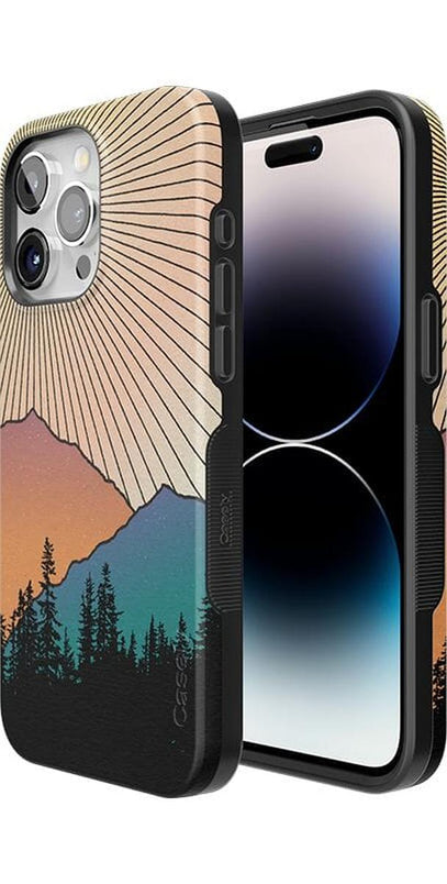 Golden Hour | Mountain Sunset Case iPhone Case get.casely 
