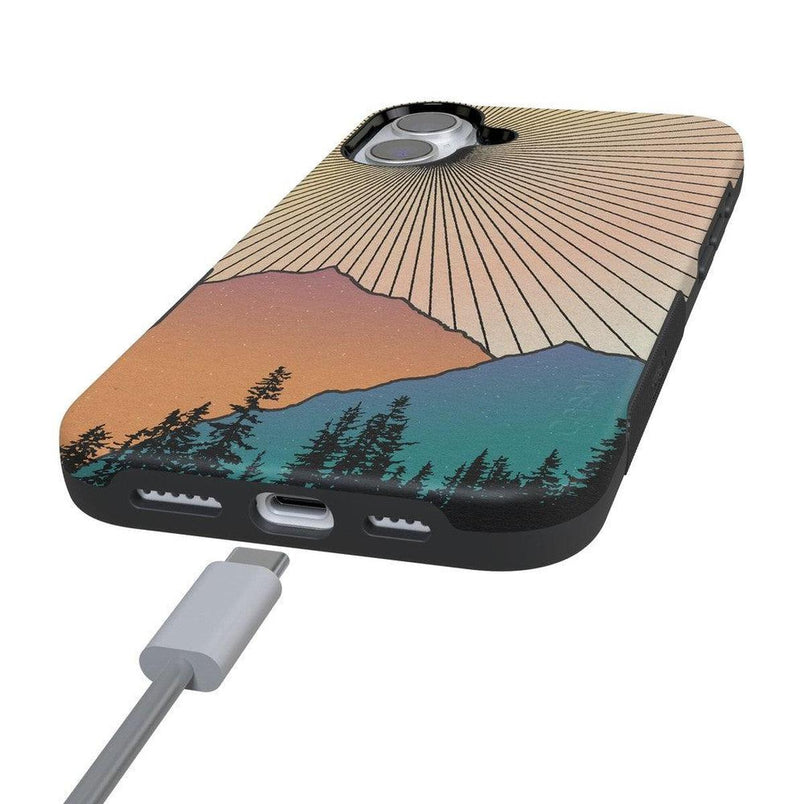 Golden Hour | Mountain Sunset Case iPhone Case get.casely 