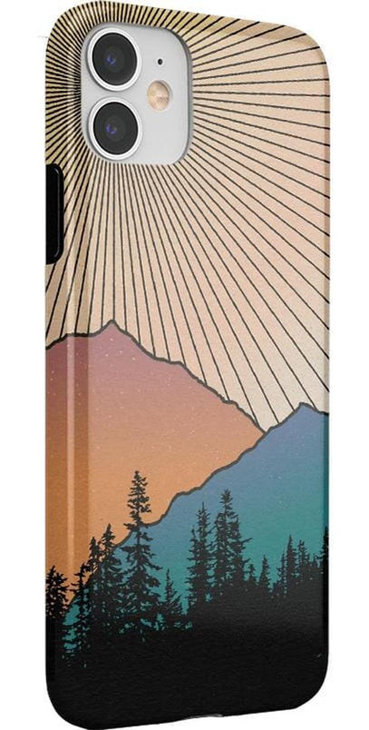 Golden Hour | Mountain Sunset Case iPhone Case get.casely