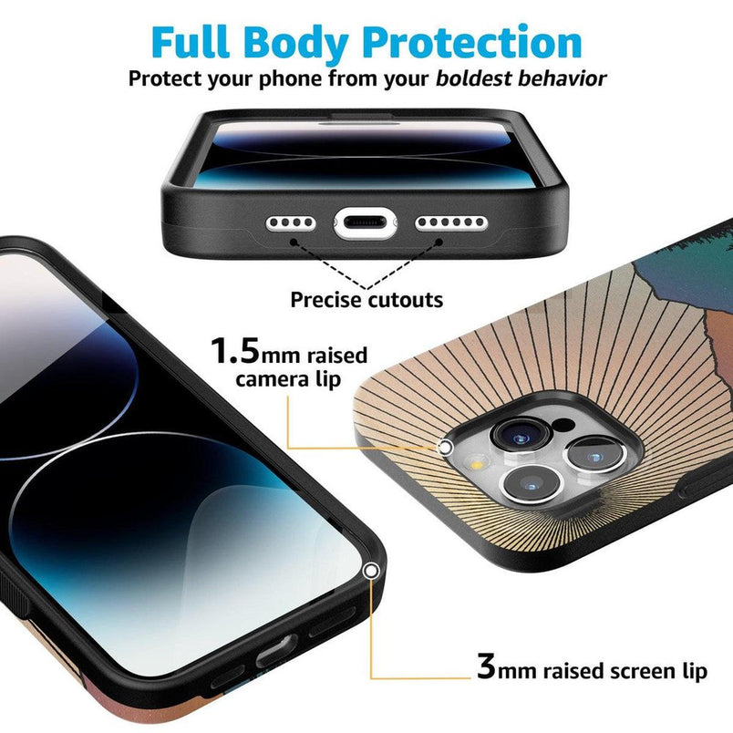 Golden Hour | Mountain Sunset Case iPhone Case get.casely 