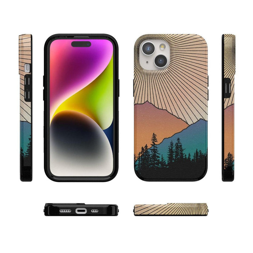 Golden Hour | Mountain Sunset Case iPhone Case get.casely 
