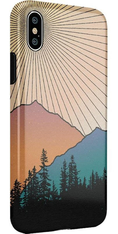 Golden Hour | Mountain Sunset Case iPhone Case get.casely