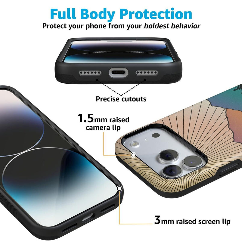 Golden Hour | Mountain Sunset Case iPhone Case get.casely 