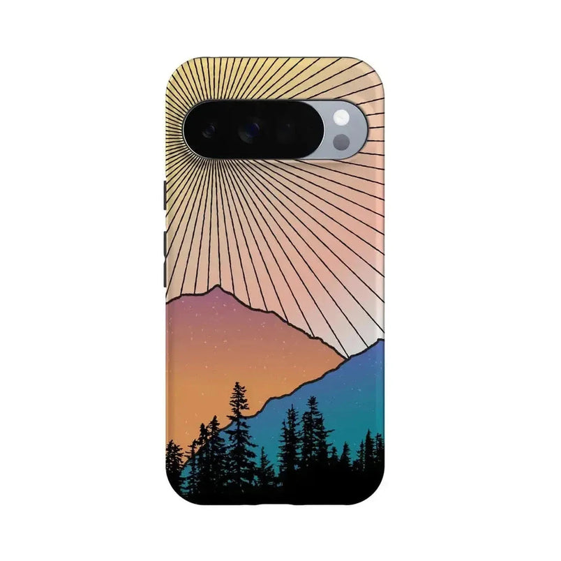 Golden Hour | Mountain Sunset Google Pixel Case Google Pixel Case Casetry Essential + MagSafe® Google Pixel 10 Pro XL 