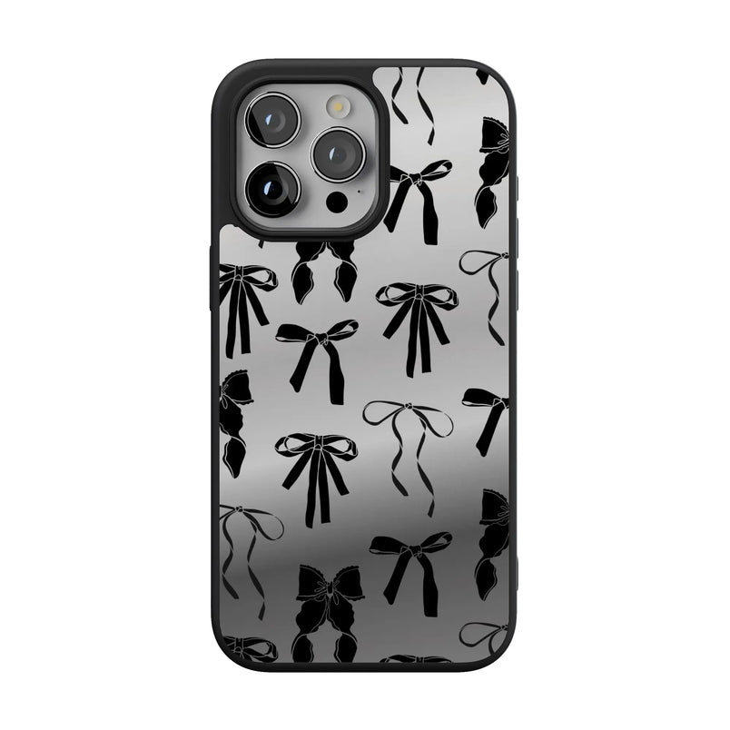 Goth Girlie | Black Bows Case Phone Case get.casely Align Reflect + MagSafe® iPhone 15 Pro Max 