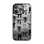 Goth Girlie | Black Bows Case Phone Case get.casely Align Reflect + MagSafe® iPhone 15 Pro Max 
