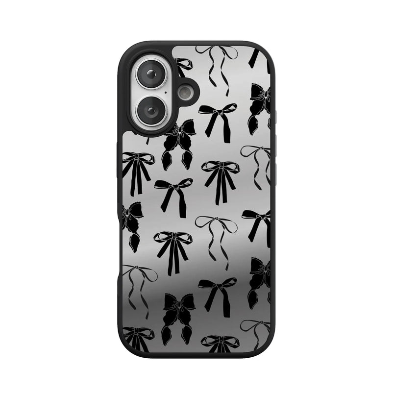 Goth Girlie | Black Bows Case Phone Case get.casely Align Reflect + MagSafe® iPhone 17 