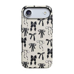 Goth Girlie | Black Bows Case Phone Case Casetry Bold + MagSafe® iPhone 17 Air 