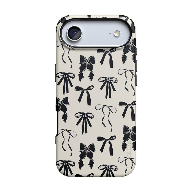 Goth Girlie | Black Bows Case Phone Case Casetry Bold + MagSafe® iPhone 17 Air 
