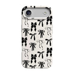 Goth Girlie | Black Bows Case Phone Case Casetry Classic + MagSafe® iPhone 17 Air 