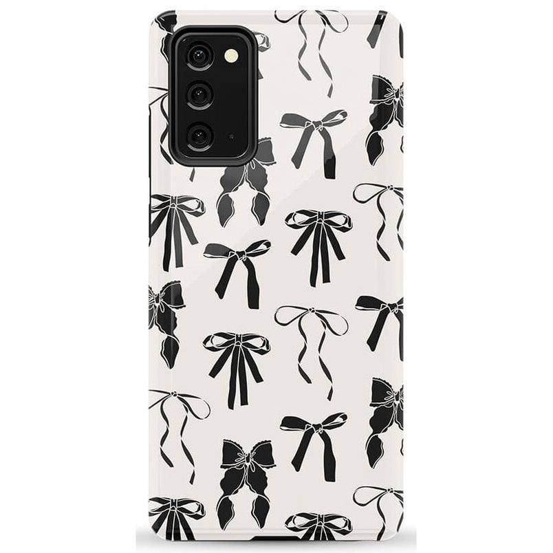 Goth Girlie | Black Bows Case Phone Case Casetry Essential Galaxy Note 20