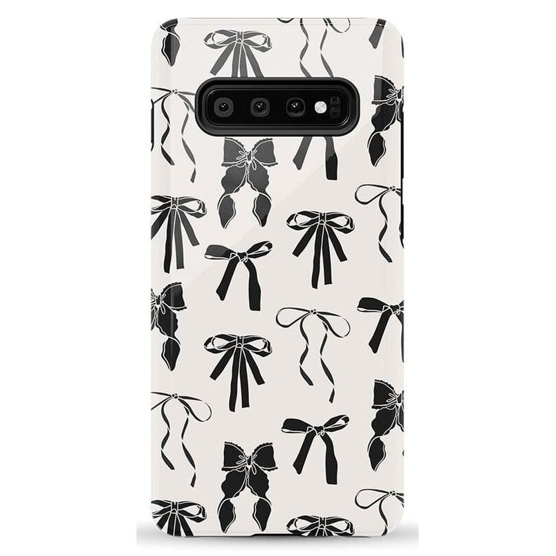 Goth Girlie | Black Bows Case Phone Case Casetry Essential Galaxy S10 Plus