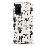 Goth Girlie | Black Bows Case Phone Case Casetry Essential Galaxy S20