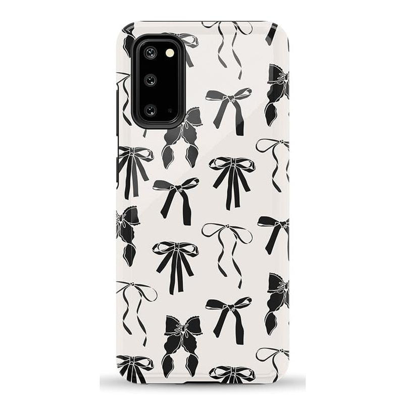 Goth Girlie | Black Bows Case Phone Case Casetry Essential Galaxy S20