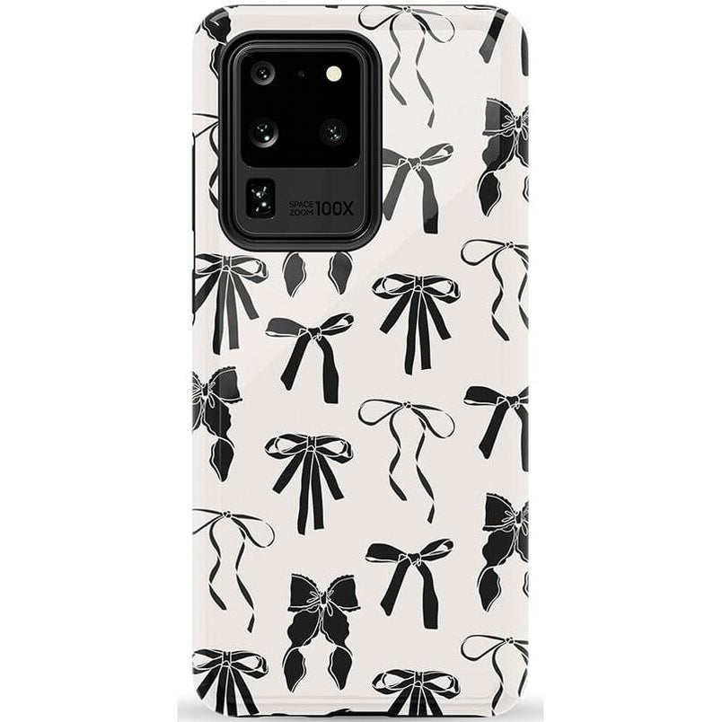 Goth Girlie | Black Bows Case Phone Case Casetry Essential Galaxy S20 Ultra