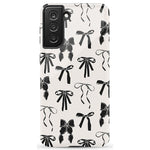 Goth Girlie | Black Bows Case Phone Case Casetry Essential Galaxy S21 Plus