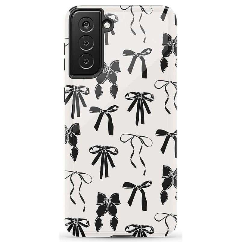 Goth Girlie | Black Bows Case Phone Case Casetry Essential Galaxy S21 Plus