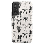 Goth Girlie | Black Bows Case Phone Case Casetry Essential Galaxy S22 Plus
