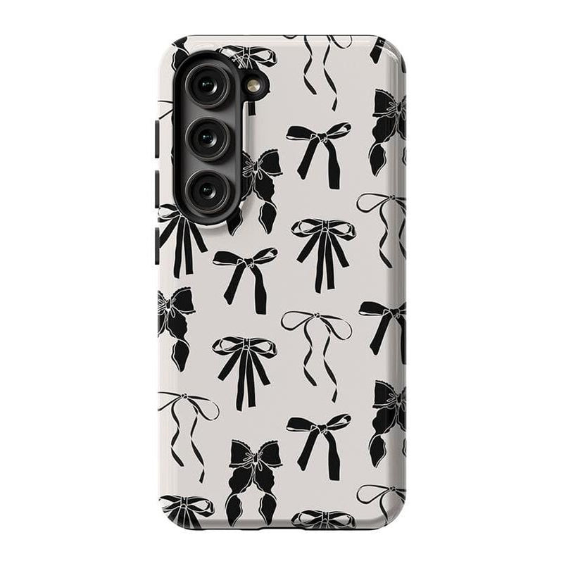 Goth Girlie | Black Bows Case Phone Case Casetry Essential Galaxy S23