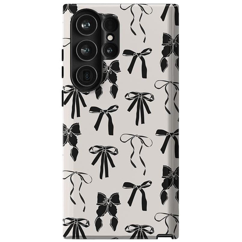 Goth Girlie | Black Bows Case Phone Case Casetry Essential Galaxy S23 Ultra
