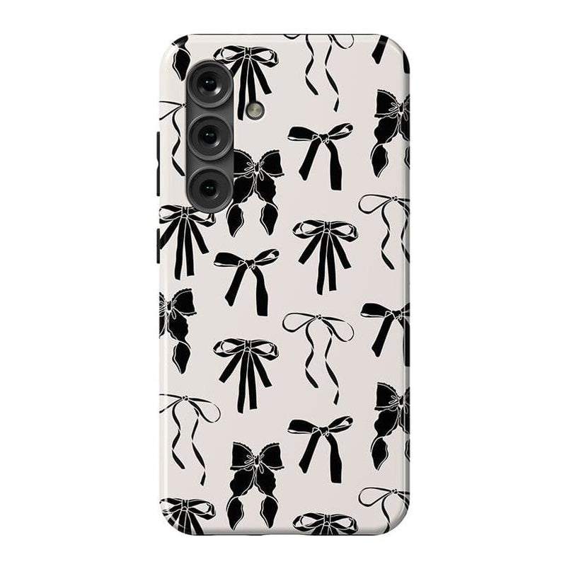Goth Girlie | Black Bows Case Phone Case Casetry Essential Galaxy S24