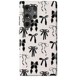 Goth Girlie | Black Bows Case Phone Case Casetry Essential Galaxy S24 Ultra