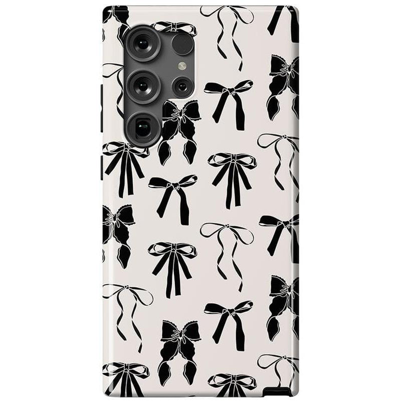 Goth Girlie | Black Bows Case Phone Case Casetry Essential Galaxy S24 Ultra